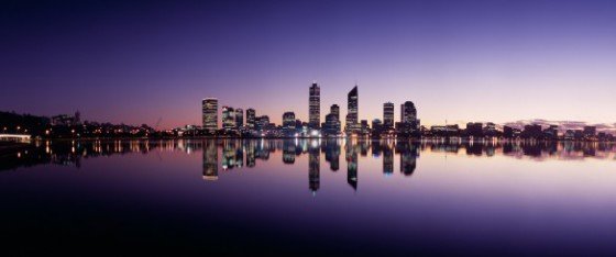 Nightscape of Perth, Western Australia (Photo from As Her World Turns)