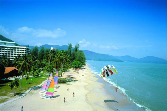 Batu Feringgi is a popular tourist destination (Photo from Penang Tourism website) 