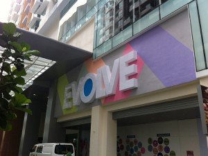 Exterior of Evolve Concept Mall, Ara Damansara (Photo from Mail Boxes Etc)