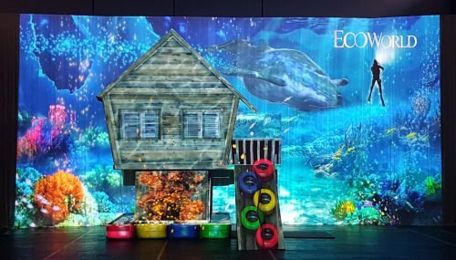 3D projection show at EcoWorld Eco Festival 2016 (Photo from Johor Now)
