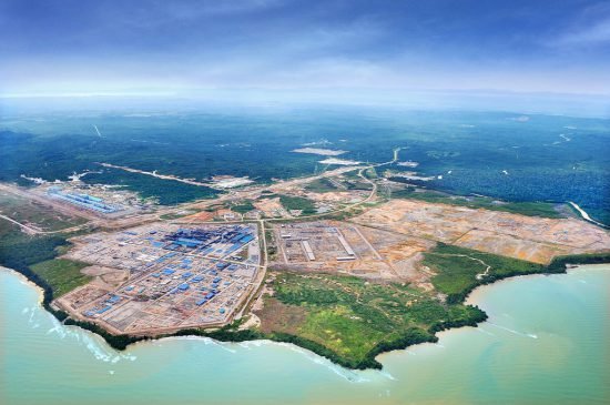 Aerial view of Samalaju Industrial Park (SIP) in Bintulu, Sarawak. (Photo from Energy for Sarawak)