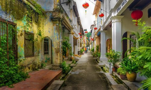 Rustic back alleys in Ipoh (Photo from SAYS)