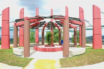The gazebo at the new recreational park in Taman Puncak Jalil (Photo from The Star)